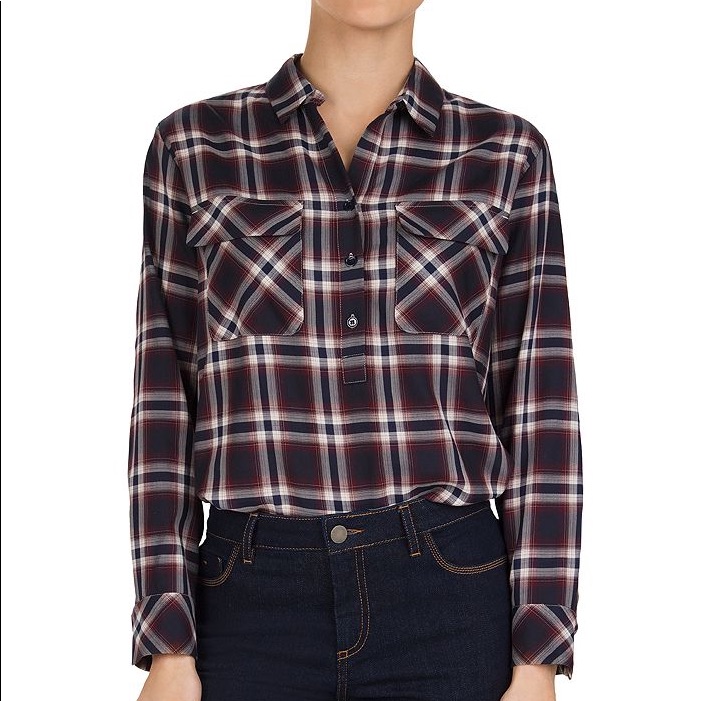 Gerard Darel Marla Checkered Shirt